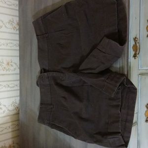 Loft Shorts Petite 8 with Back Buckle and cuffs